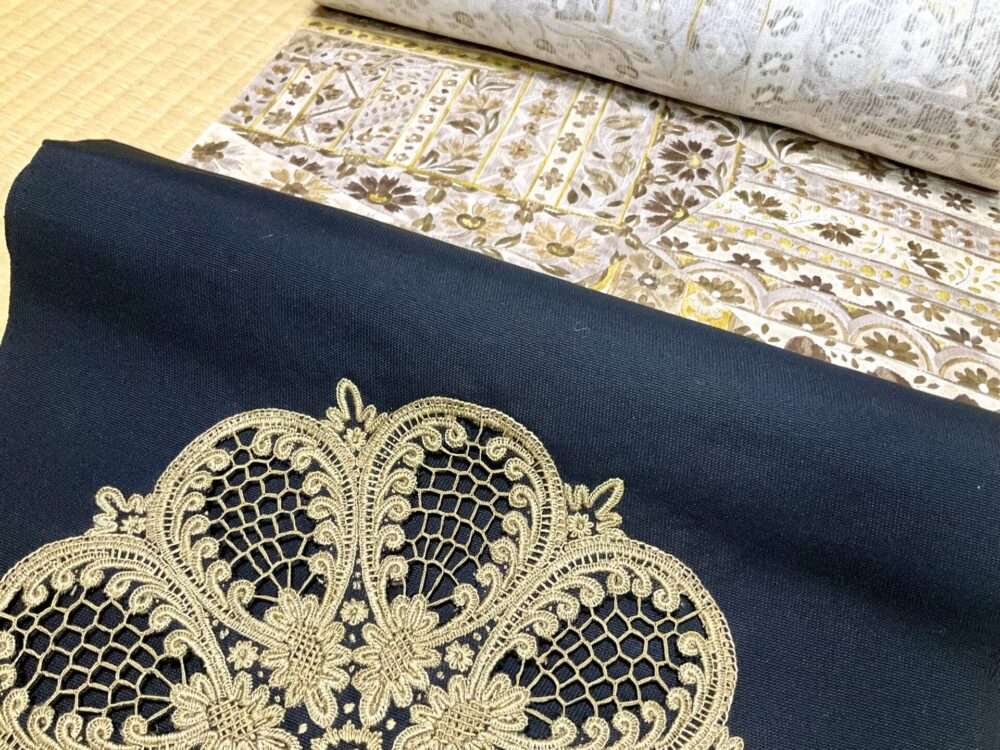 刺繍九寸帯