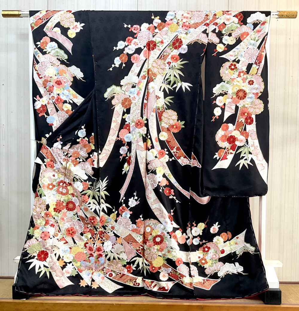 刺繍の振袖