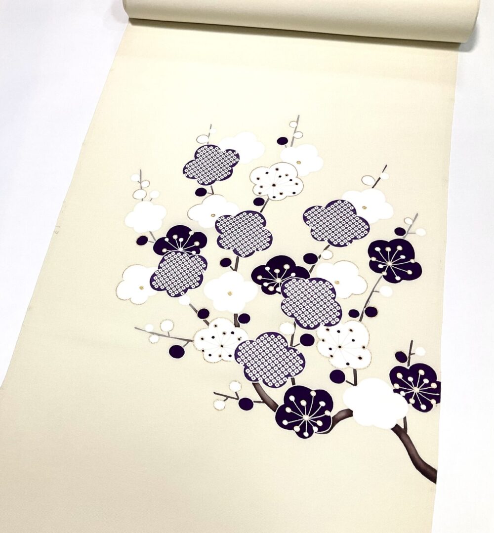 染九寸帯　疋田の梅